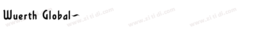 Wuerth Global字体转换
